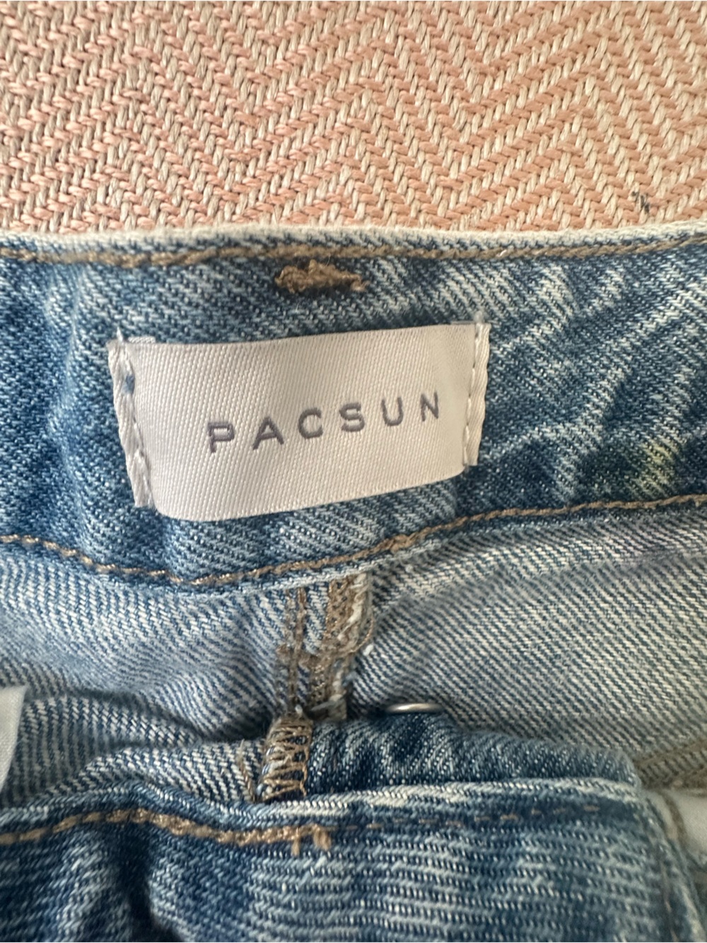 Girls size 12 Jean shorts from PacSun with frayed edges. Like new!